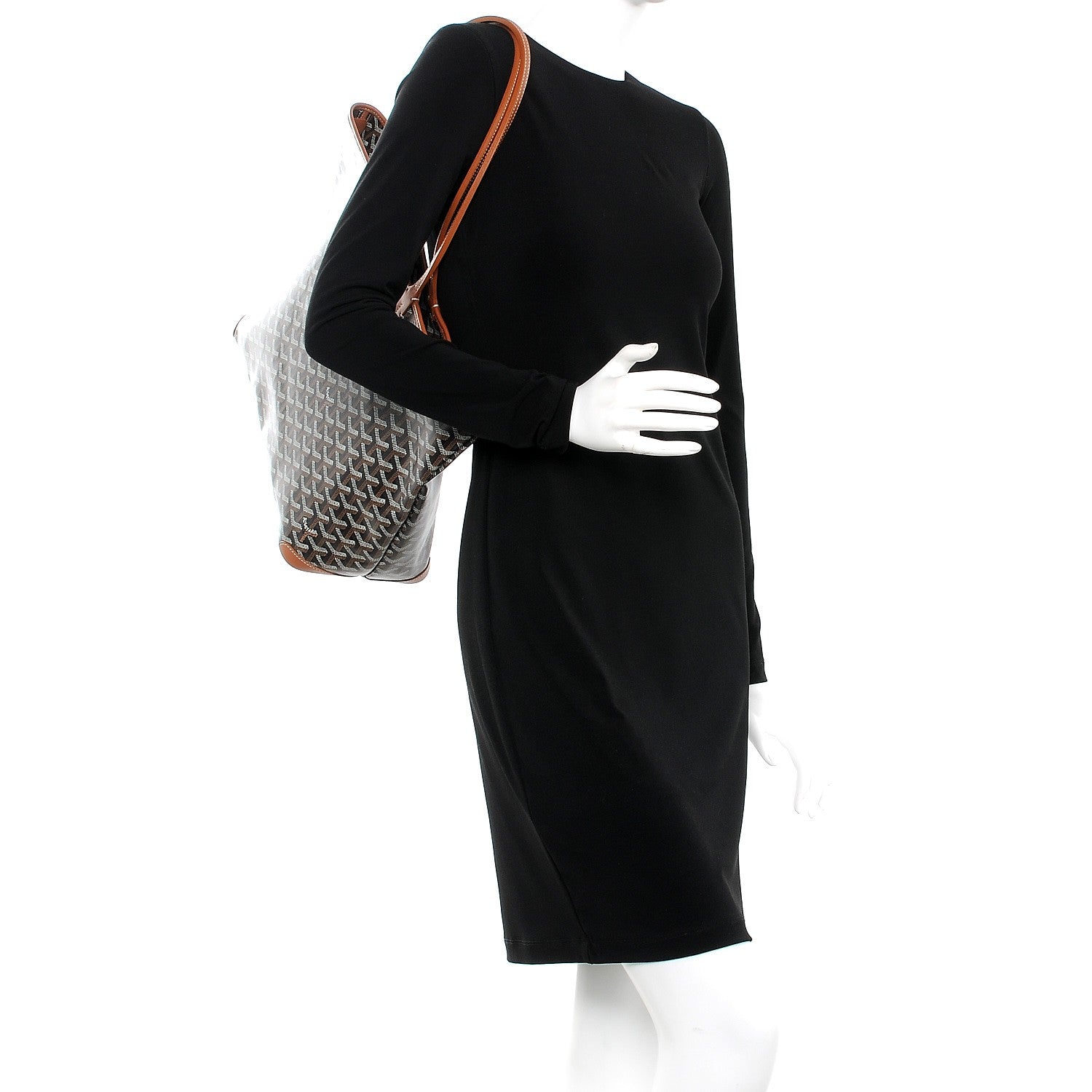 Goyard Goyardine Artois MM Black Gold 2 of 7