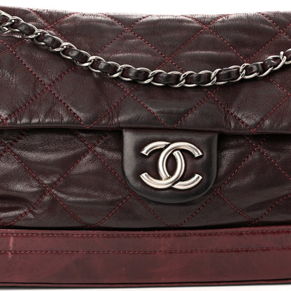 Chanel Iridescent Calfskin Quilted VIP Flap Bordeaux 8 of 10