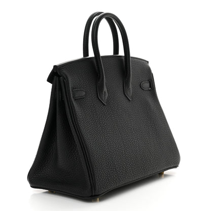 Hermes Togo Birkin 25 Black 3 of 11
