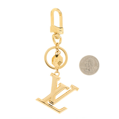 Louis Vuitton LV Facettes Bag Charm Key Holder Gold 2 of 3