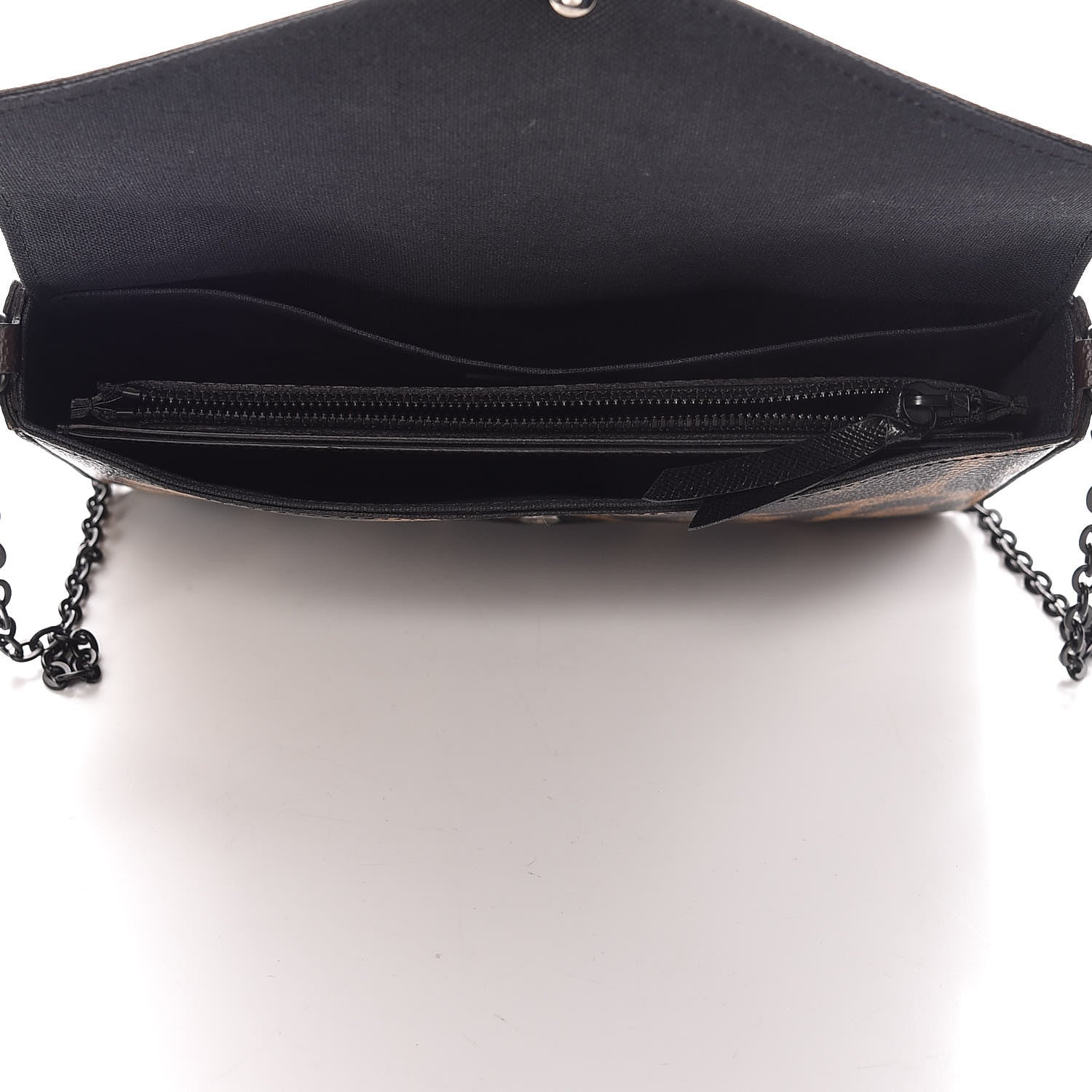 Louis Vuitton Monogram Animal Print Pochette Felicie Chain Wallet 6 of 10