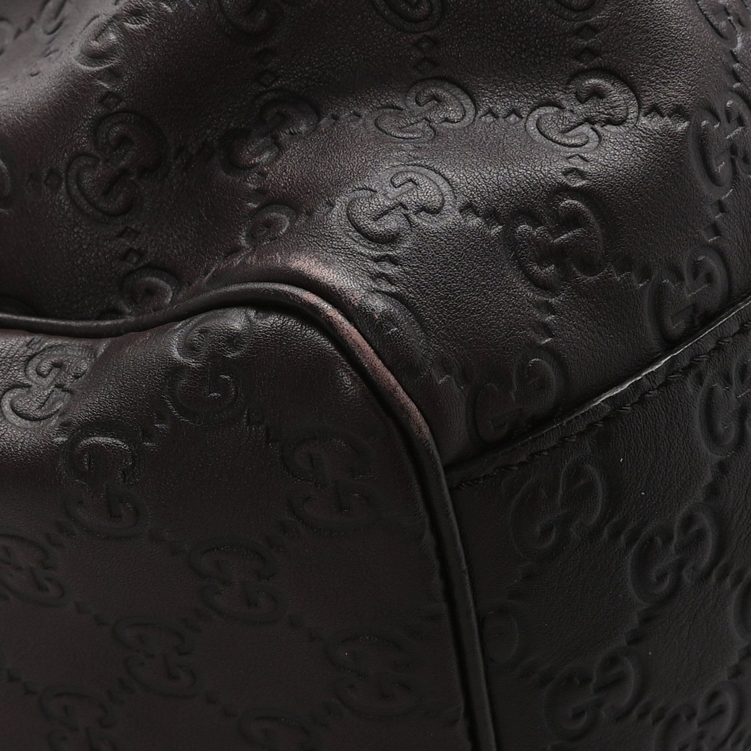 Gucci Guccissima Signature Large Sukey Tote Chocolate 9 of 14