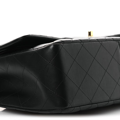 Chanel Lambskin Quilted Jumbo Double Flap Black 9 of 10
