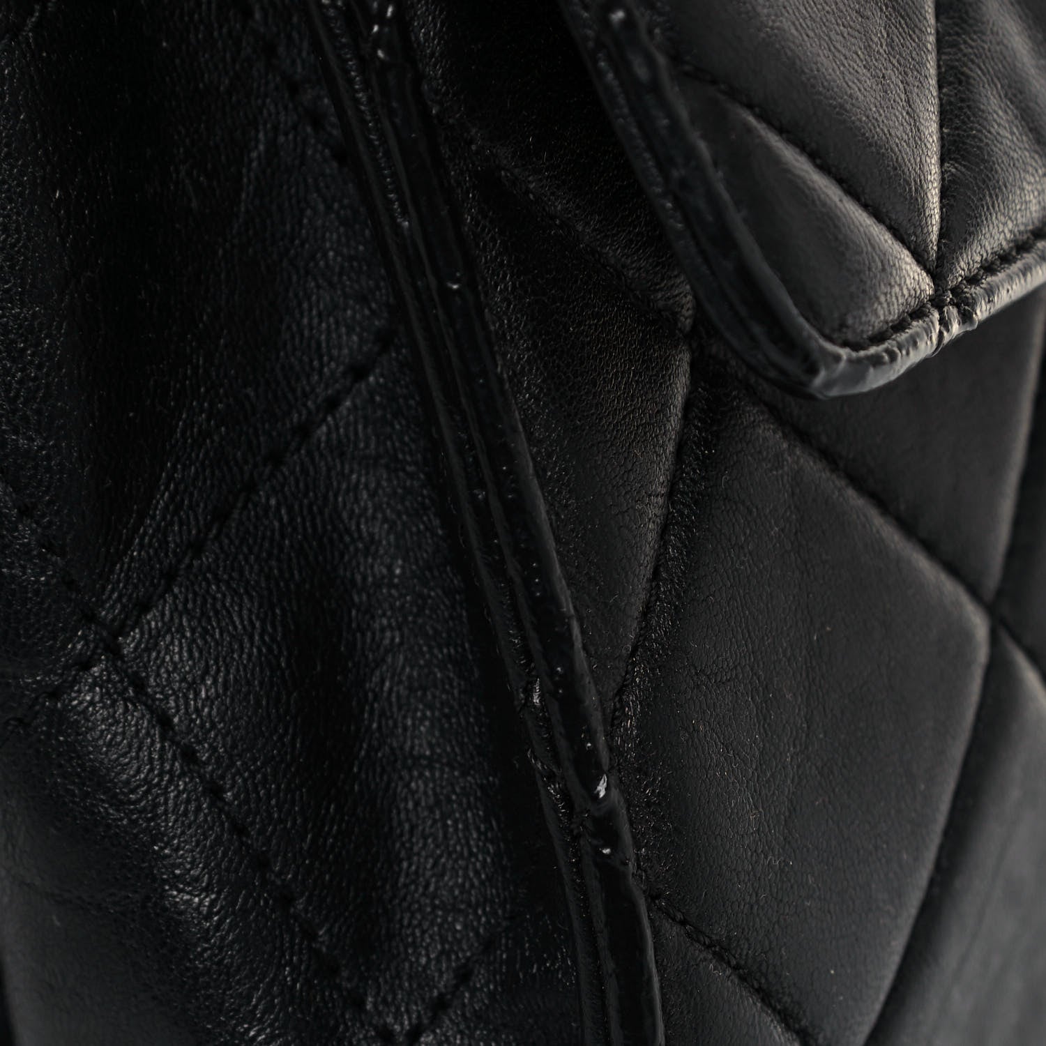 Chanel Washed Lambskin Maxi Take Away Flap Bag Black 12 of 16