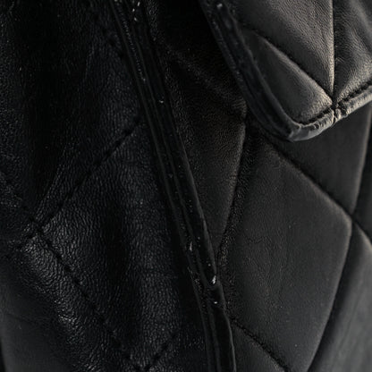 Chanel Washed Lambskin Maxi Take Away Flap Bag Black 12 of 16