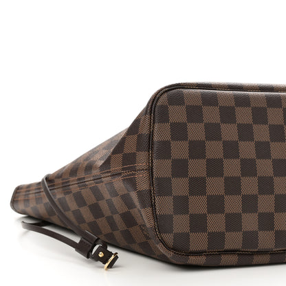 Louis Vuitton Damier Ebene Neo Neverfull MM Rose Ballerine 9 of 10