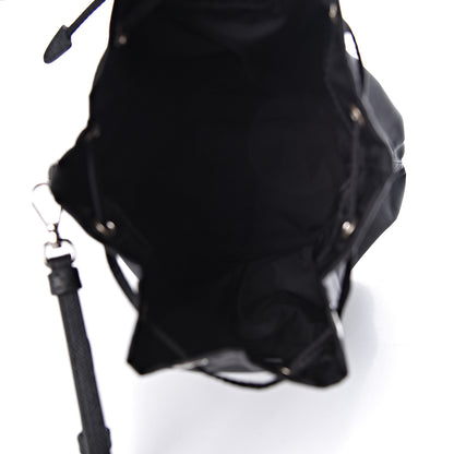 Prada Saffiano Tessuto Nylon Vela Bucket Wristlet Black 5 of 10