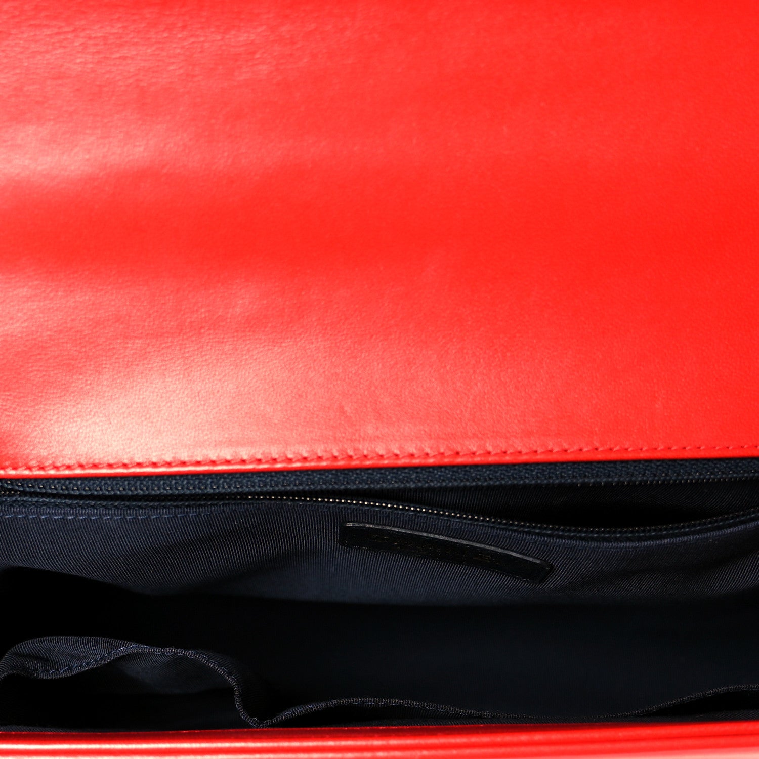 Chanel Lambskin Embossed New Medium Boy Cube Flap Red 5 of 11