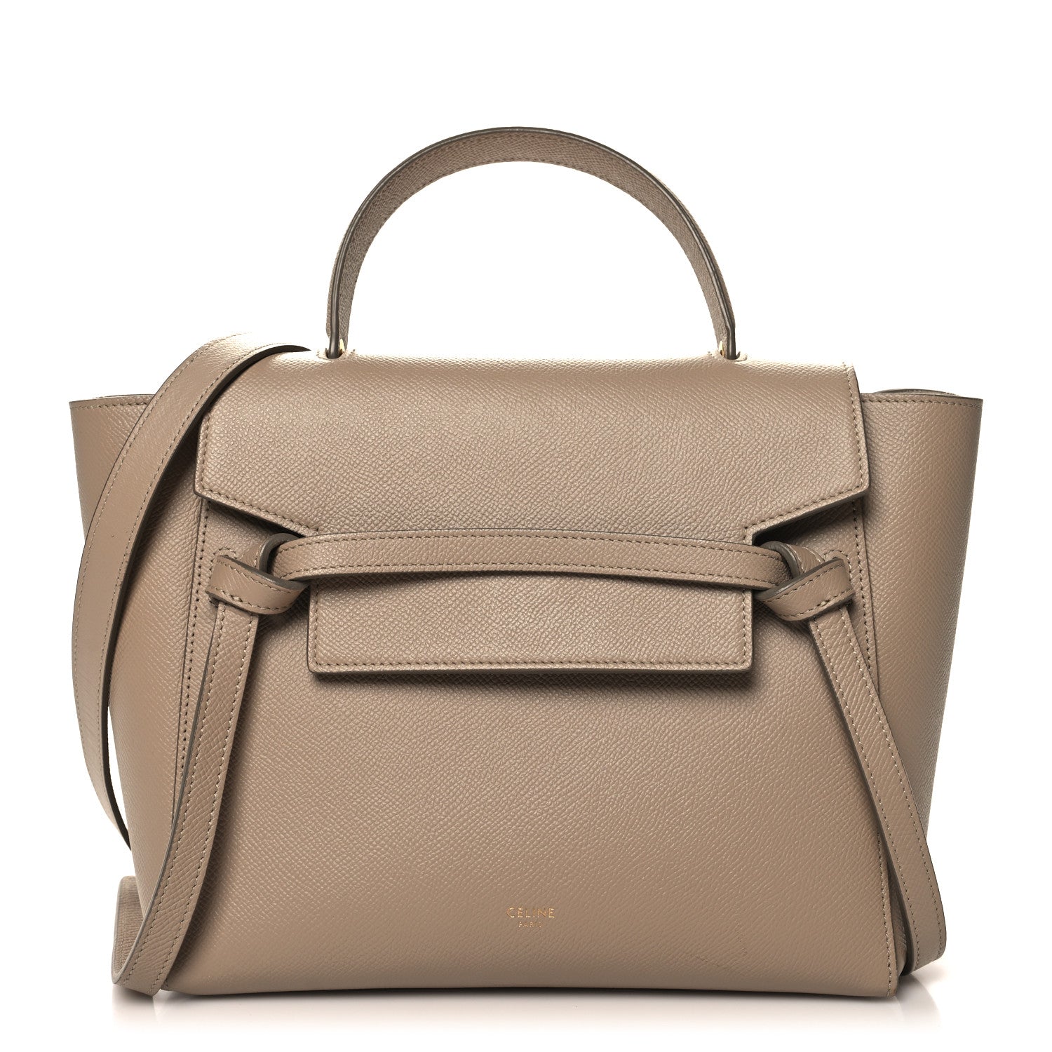 Celine Grained Calfskin Micro Belt Bag Light Taupe 1 of 13