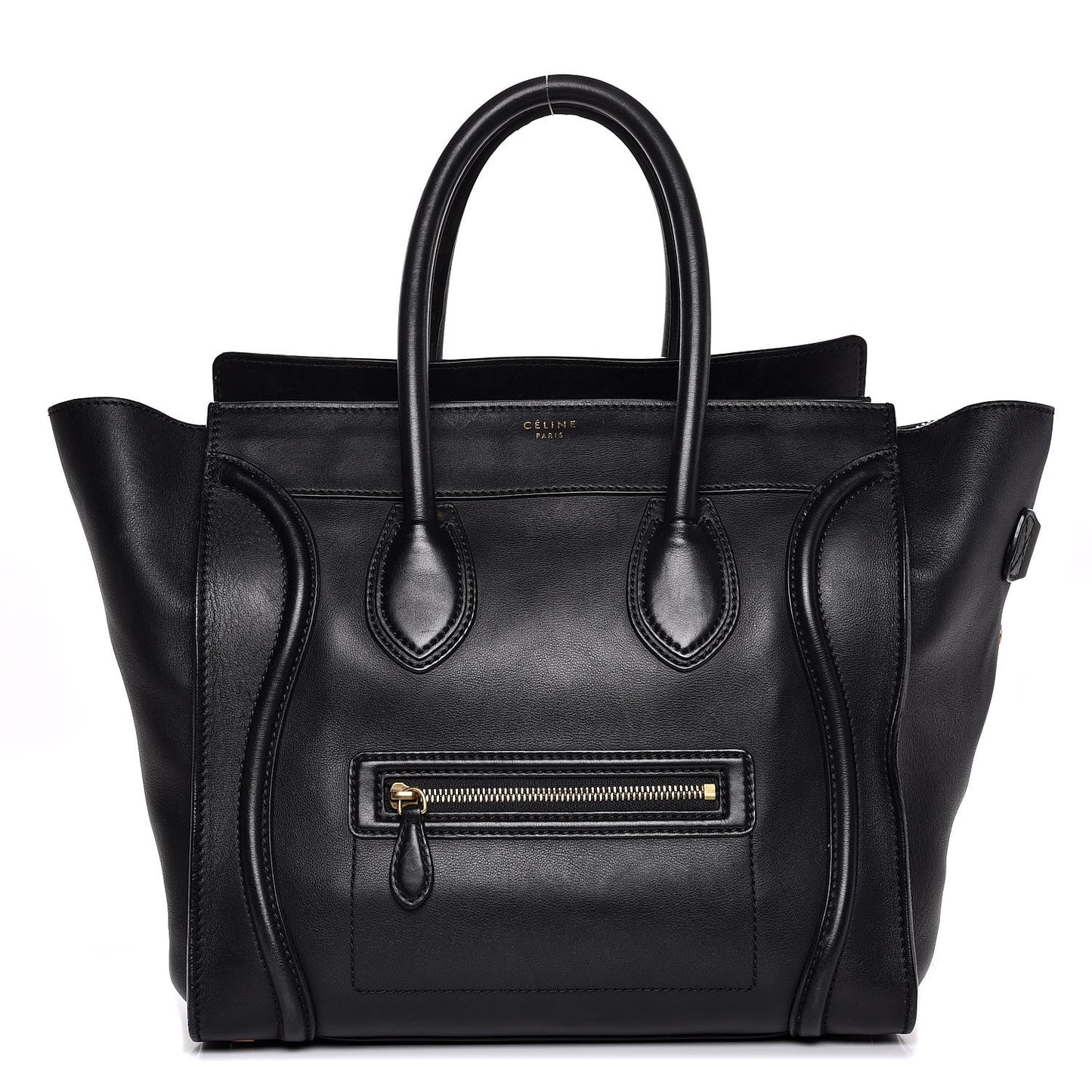 Smooth Calfskin Mini Luggage Black