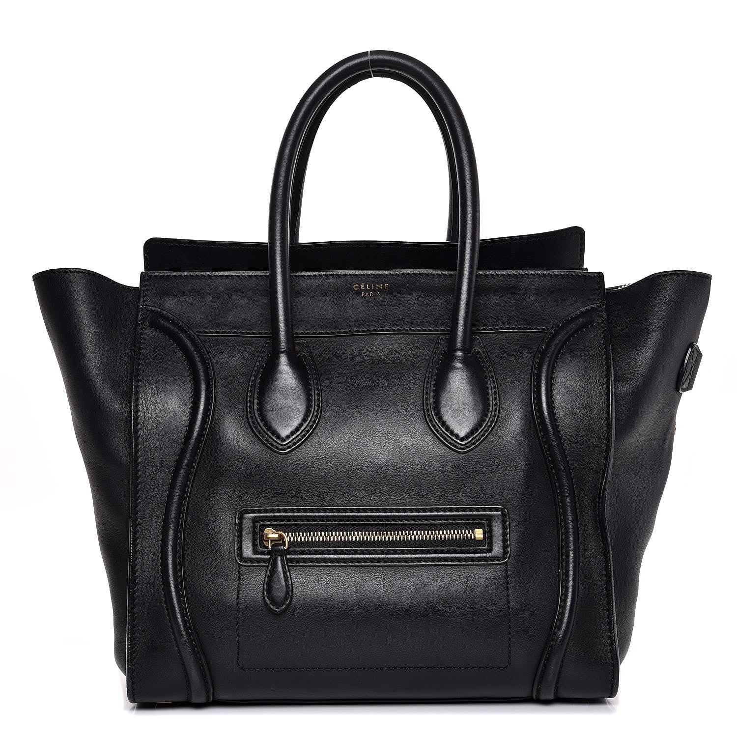 Celine Smooth Calfskin Mini Luggage Black 1 of 7