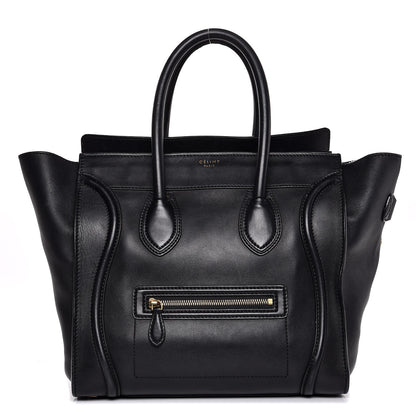 Celine Smooth Calfskin Mini Luggage Black 1 of 7