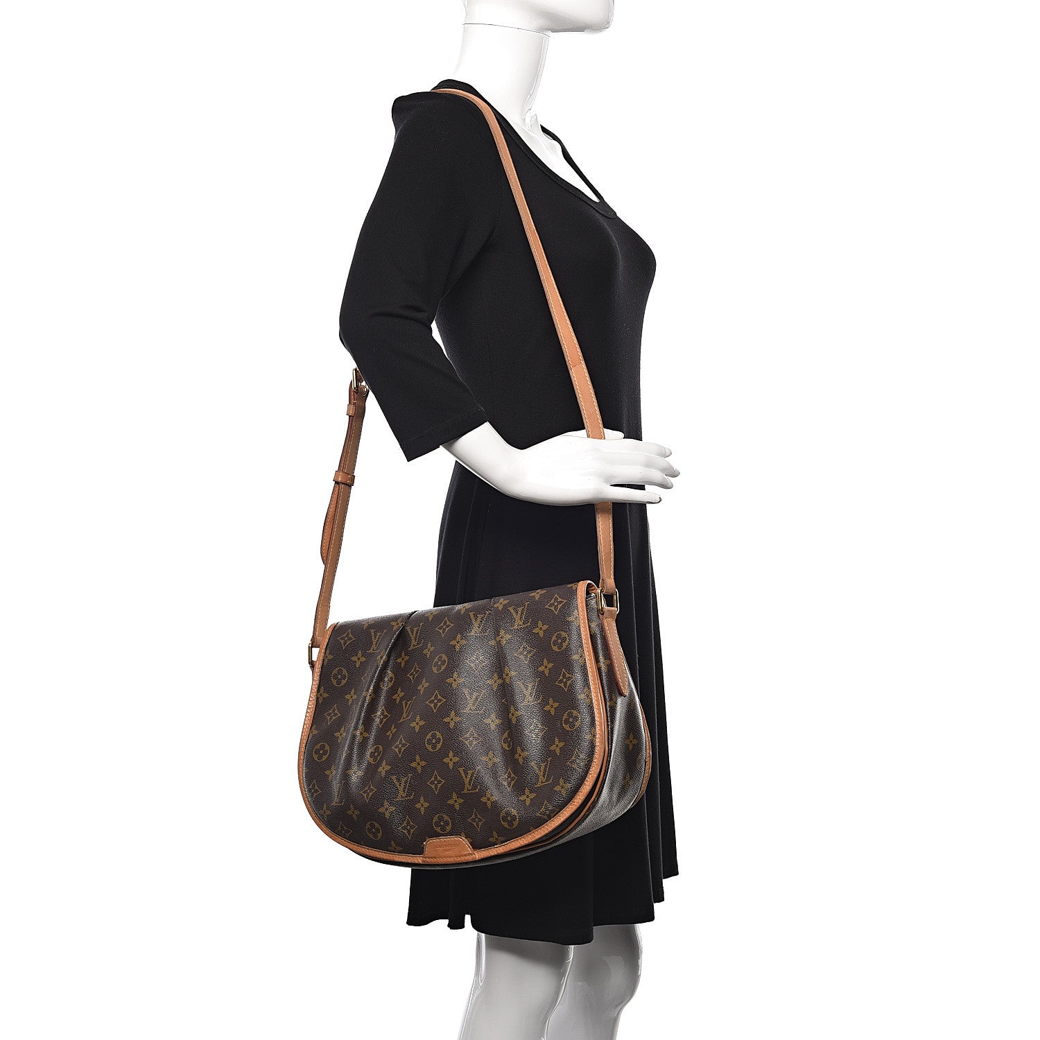 Louis Vuitton Monogram Menilmontant MM 2 of 13