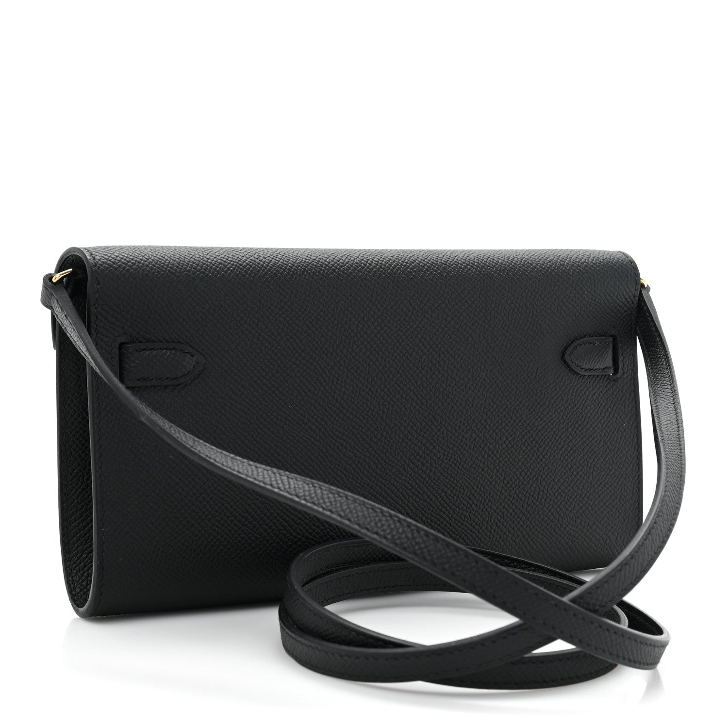 Hermes Epsom Kelly Wallet To Go Black 3 of 11