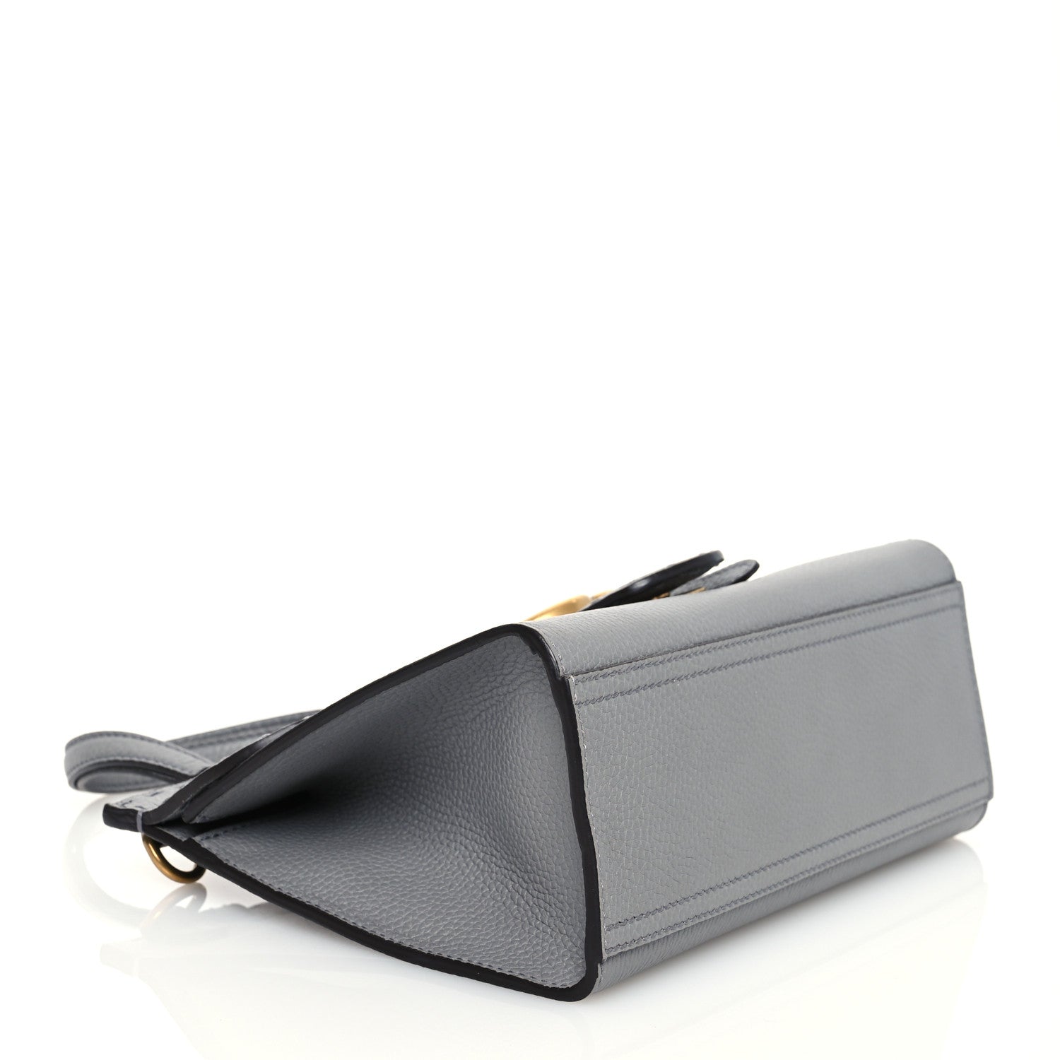 Gucci Cellarius Calfskin Mini GG Marmont Top Handle Bag Deep Grey 4 of 14