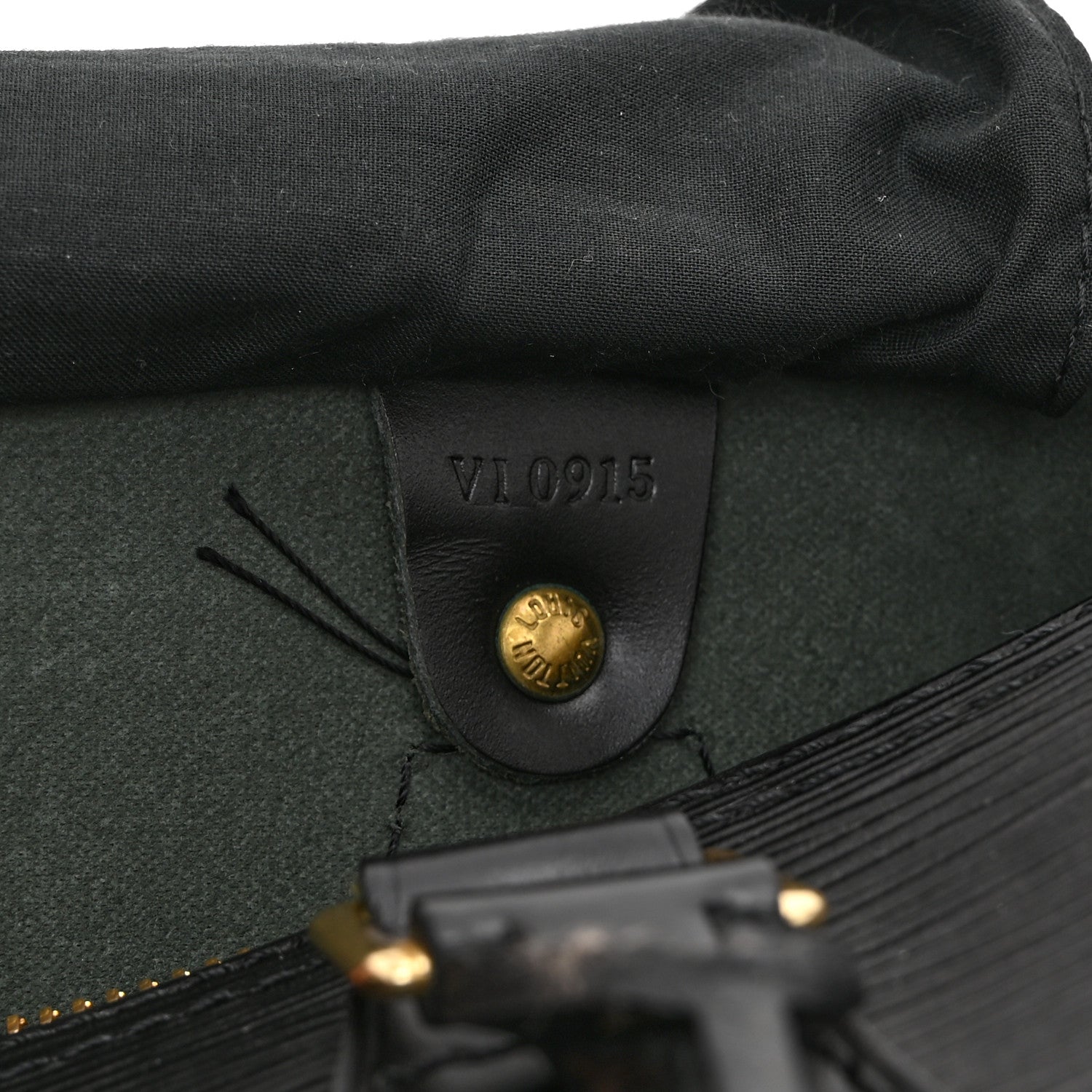 Louis Vuitton Epi Speedy 25 Black 7 of 10