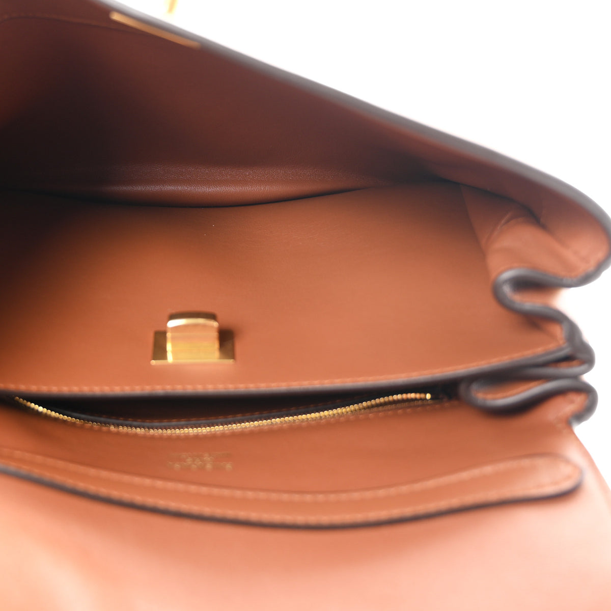 Balenciaga Natural Smooth Calfskin Small Rodeo Top Handle Handbag New Tan 5 of 9