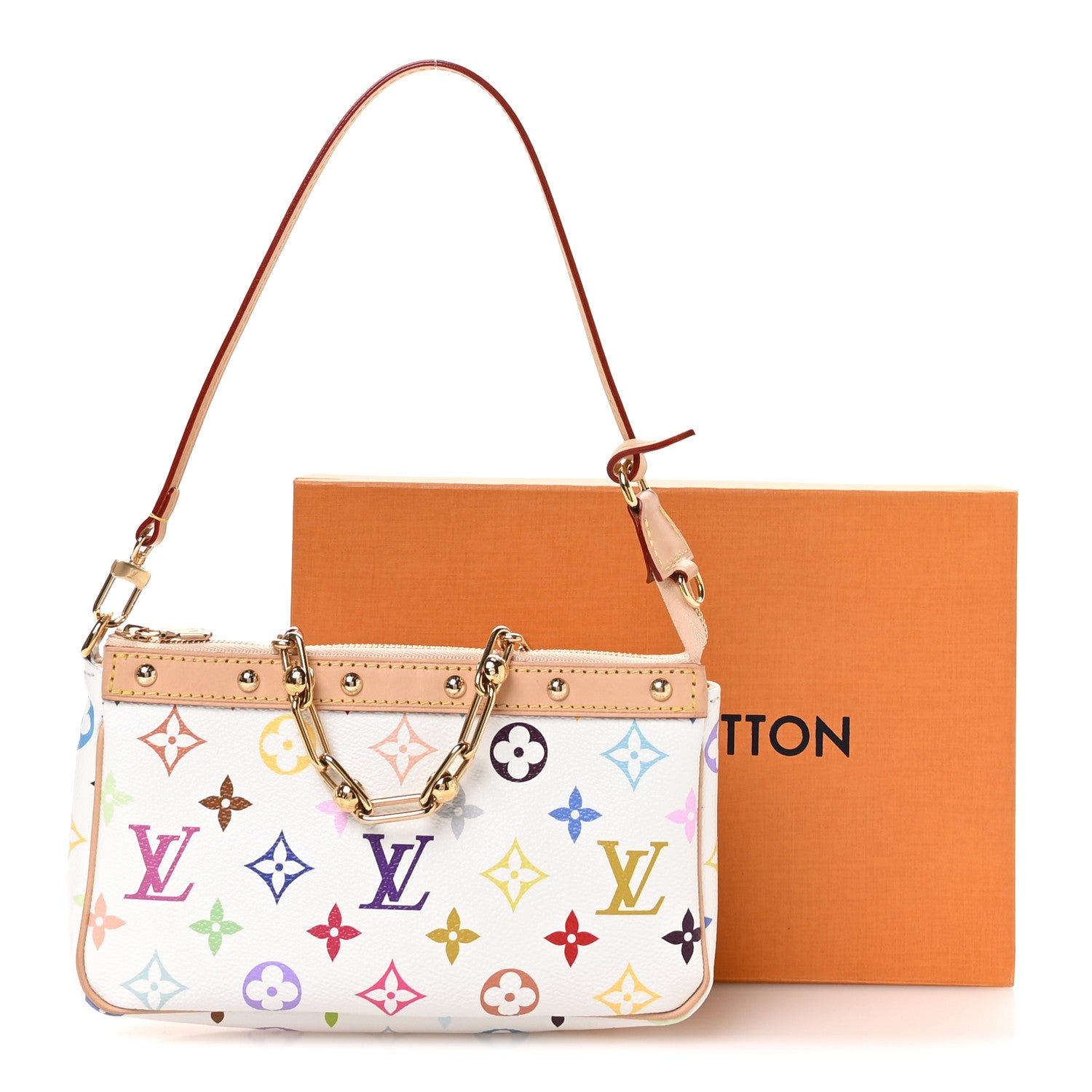 Louis Vuitton LV X TM Monogram Multicolor Pochette Accessories White 11 of 11