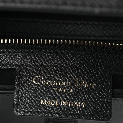 Christian Dior Grained Calfskin Saddle Bag Black 6 of 11