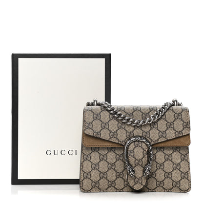 Gucci GG Supreme Monogram Mini Dionysus Shoulder Bag Taupe 16 of 16