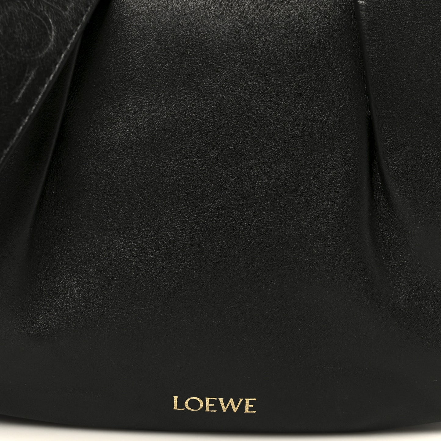 Shiny Nappa Calfskin Paseo Satchel Black