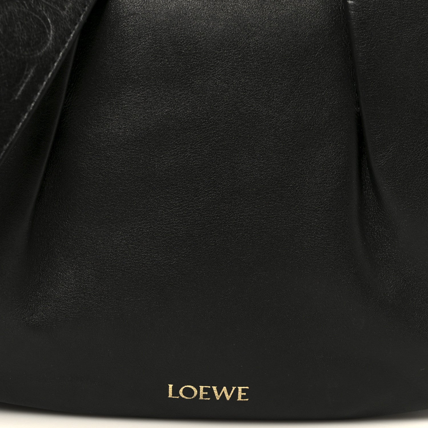 Loewe Shiny Nappa Calfskin Paseo Satchel Black 7 of 9