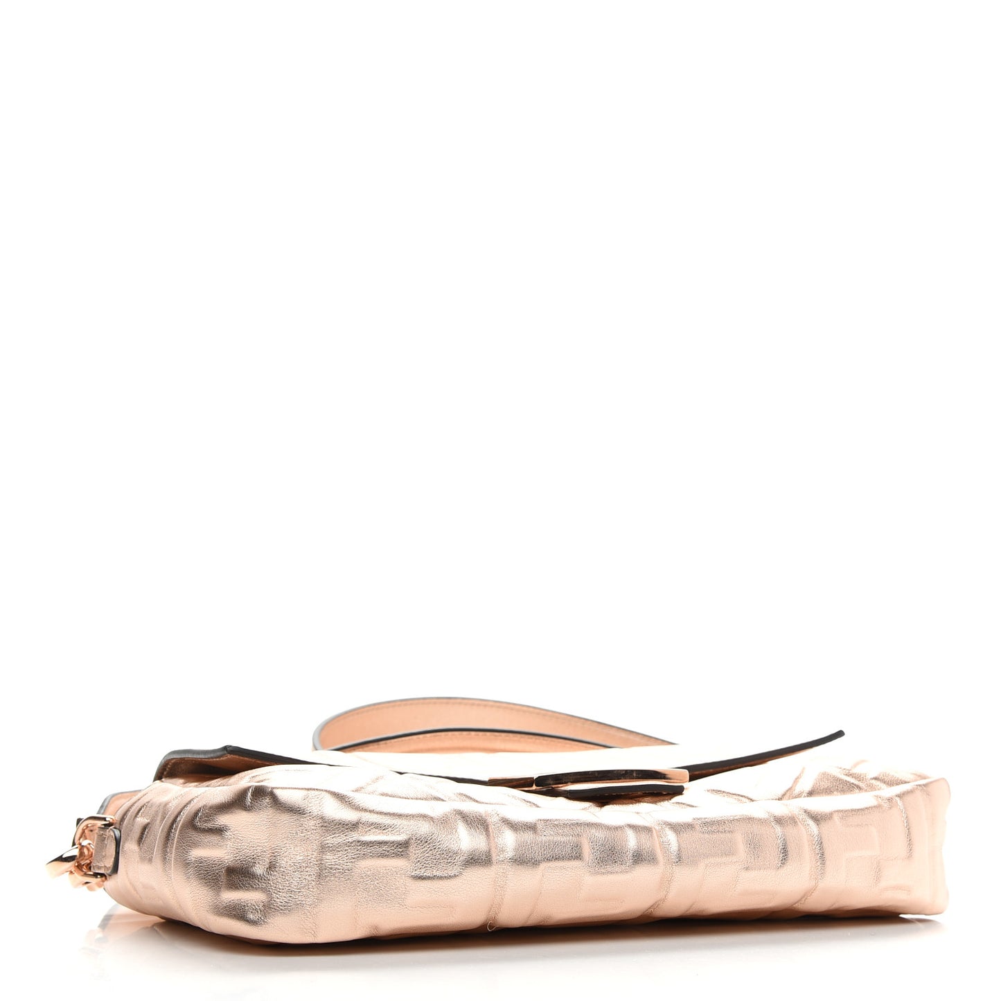 Vitello Laminato FF 1974 Embossed Baguette Rame