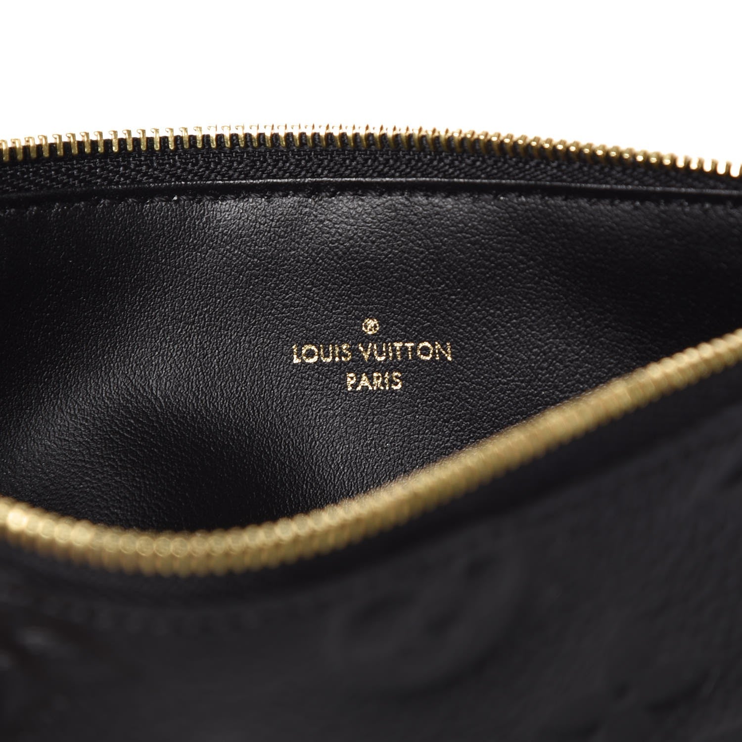 Louis Vuitton Empreinte Felicie Chain Wallet Zippered Insert Black 6 of 6