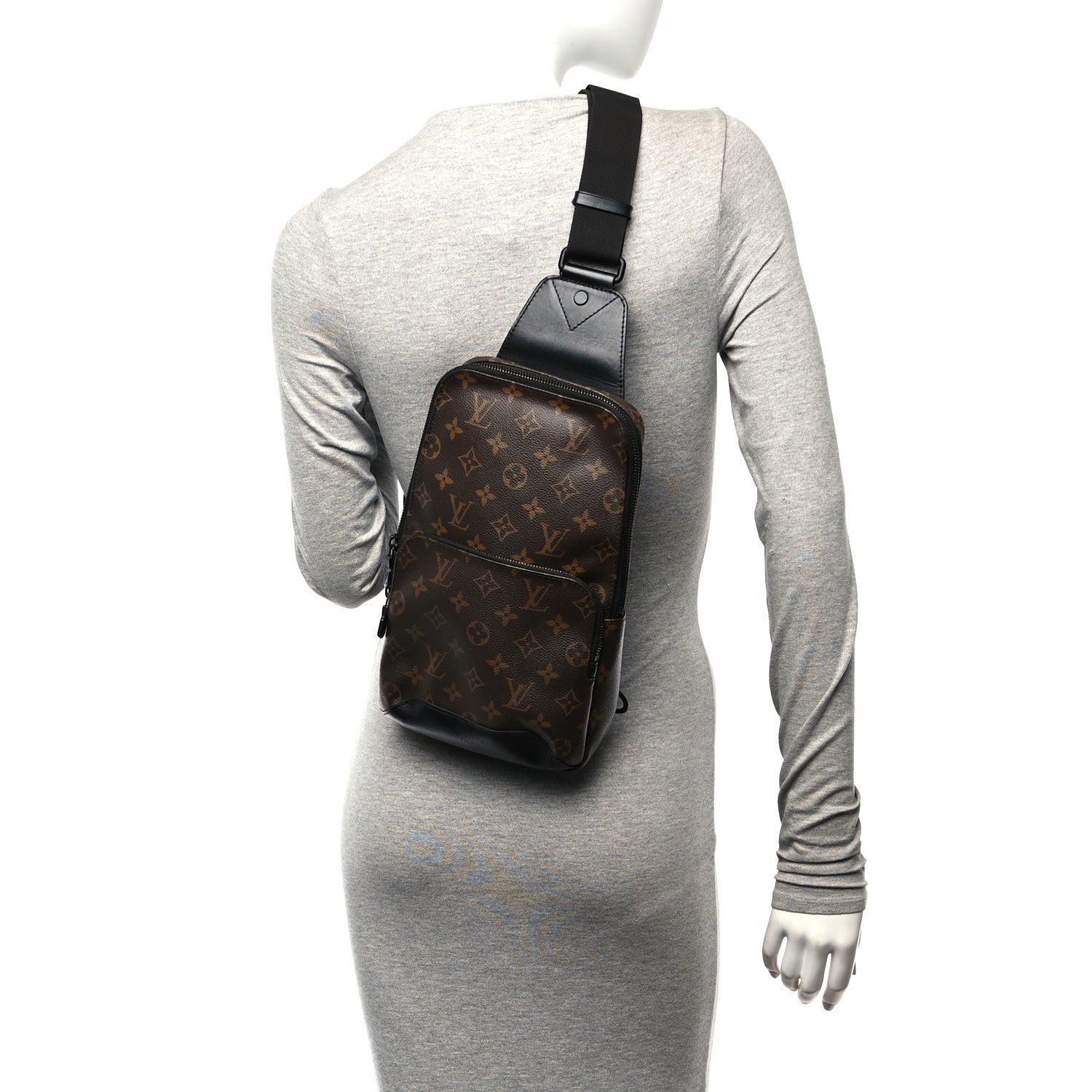 Louis Vuitton Monogram Macassar Avenue Sling Bag 2 of 9