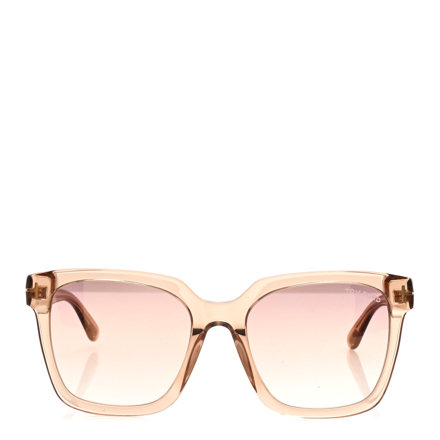 Tom Ford Acetate Selby Square Sunglasses TF952 Champagne 2 of 8