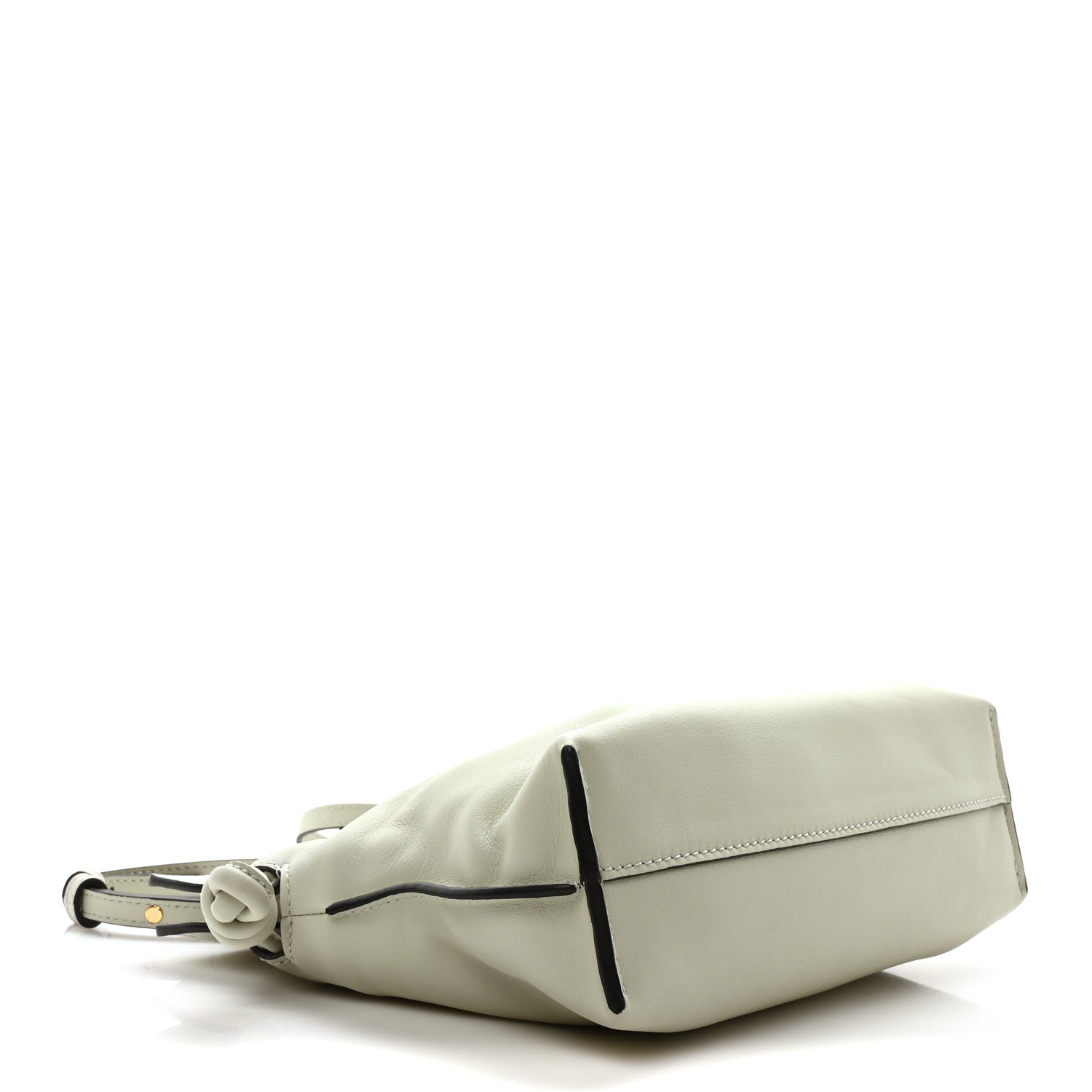 Loewe Calfskin Flamenco Knot Clutch Light Celadon 4 of 9