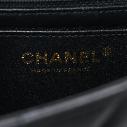 Chanel Lambskin Quilted Mini Rectangular Flap Black 6 of 11