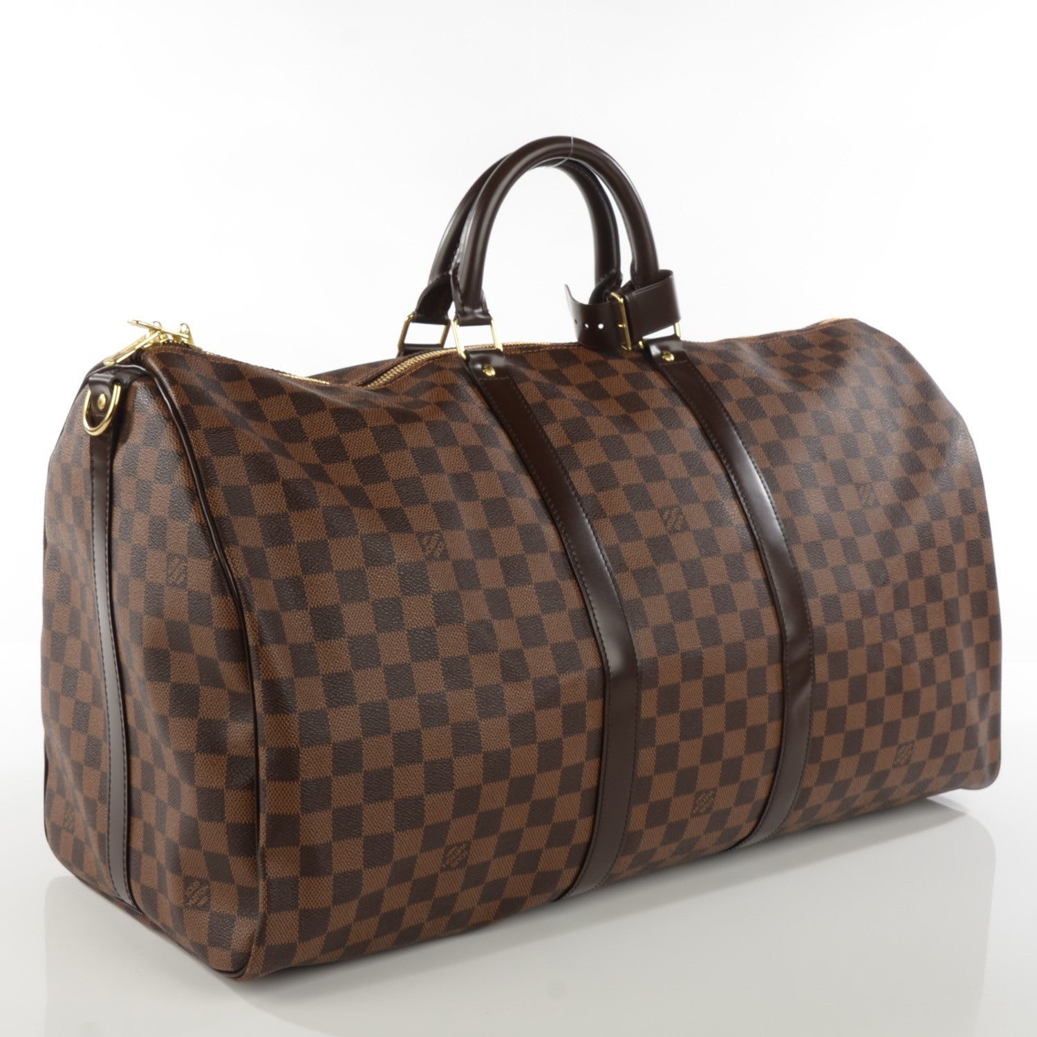 Louis Vuitton Damier Ebene Keepall Bandouliere 55 3 of 7
