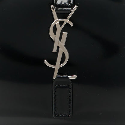 Saint Laurent Patent Calfskin Le 5 A 7 Mini Hobo Black 8 of 10