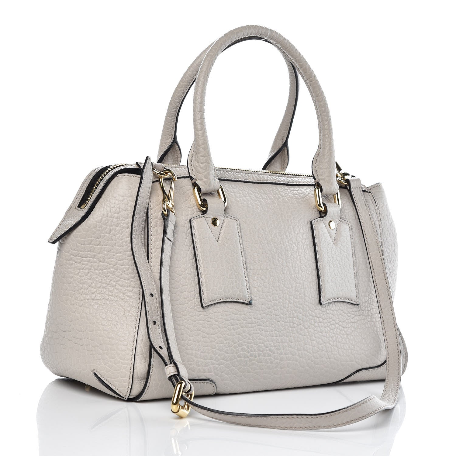 Burberry Heritage Grain Small Gladstone Pale Grey 3 of 15