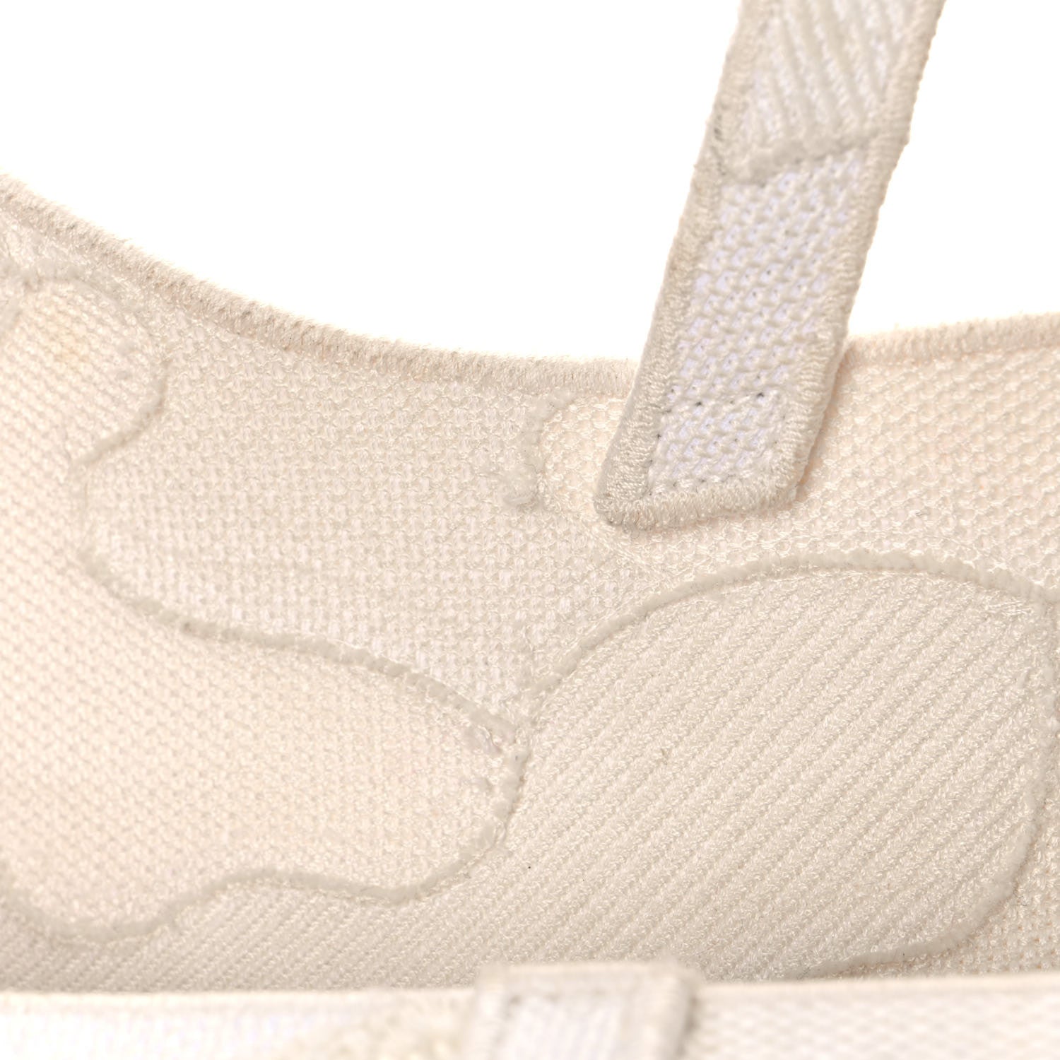 Christian Dior Canvas Embroidered Camouflage Saddle Bag White 17 of 28