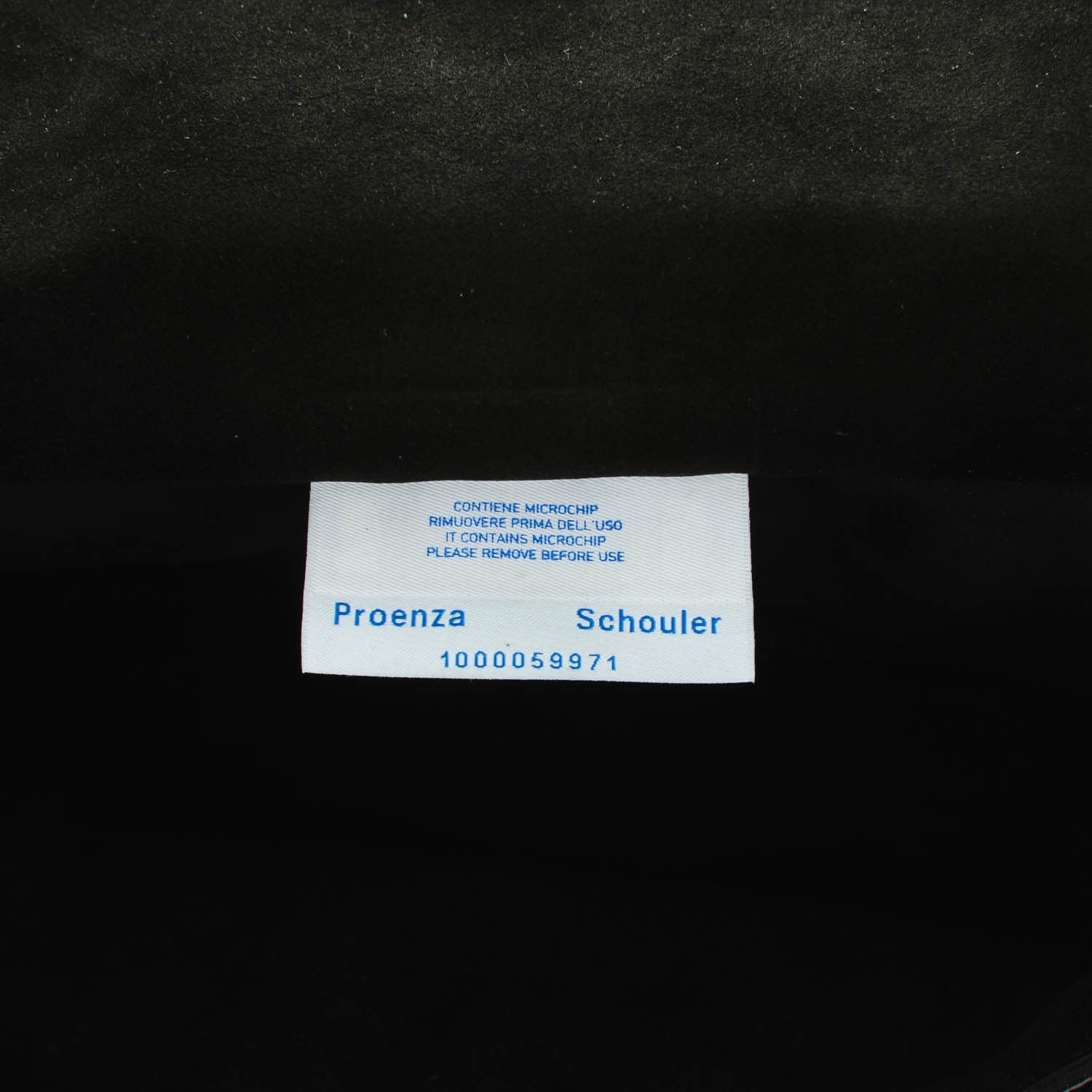 Proenza Schouler Pebbled Calfskin Double Sided PS Courier Bag Black 6 of 6