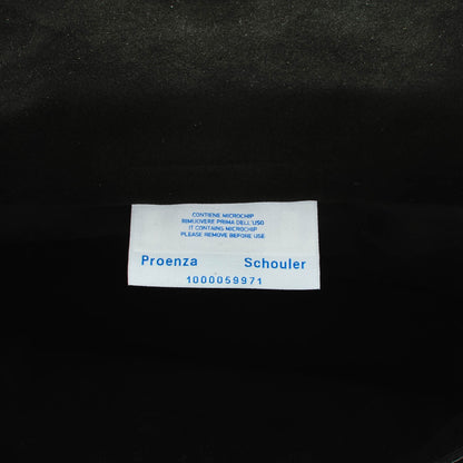 Proenza Schouler Pebbled Calfskin Double Sided PS Courier Bag Black 6 of 6