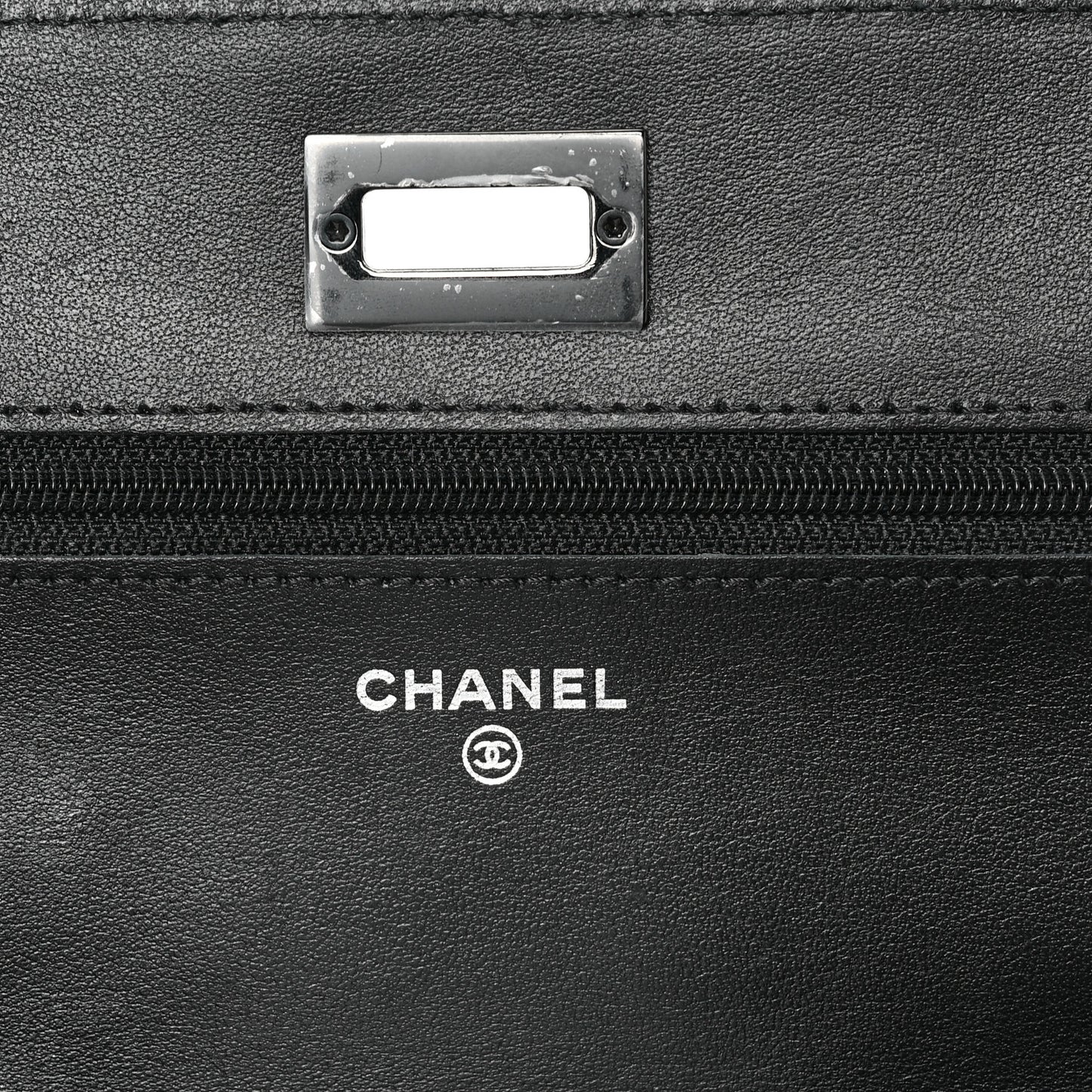 Aged Calfskin Quilted Reissue Wallet On Chain WOC So Black