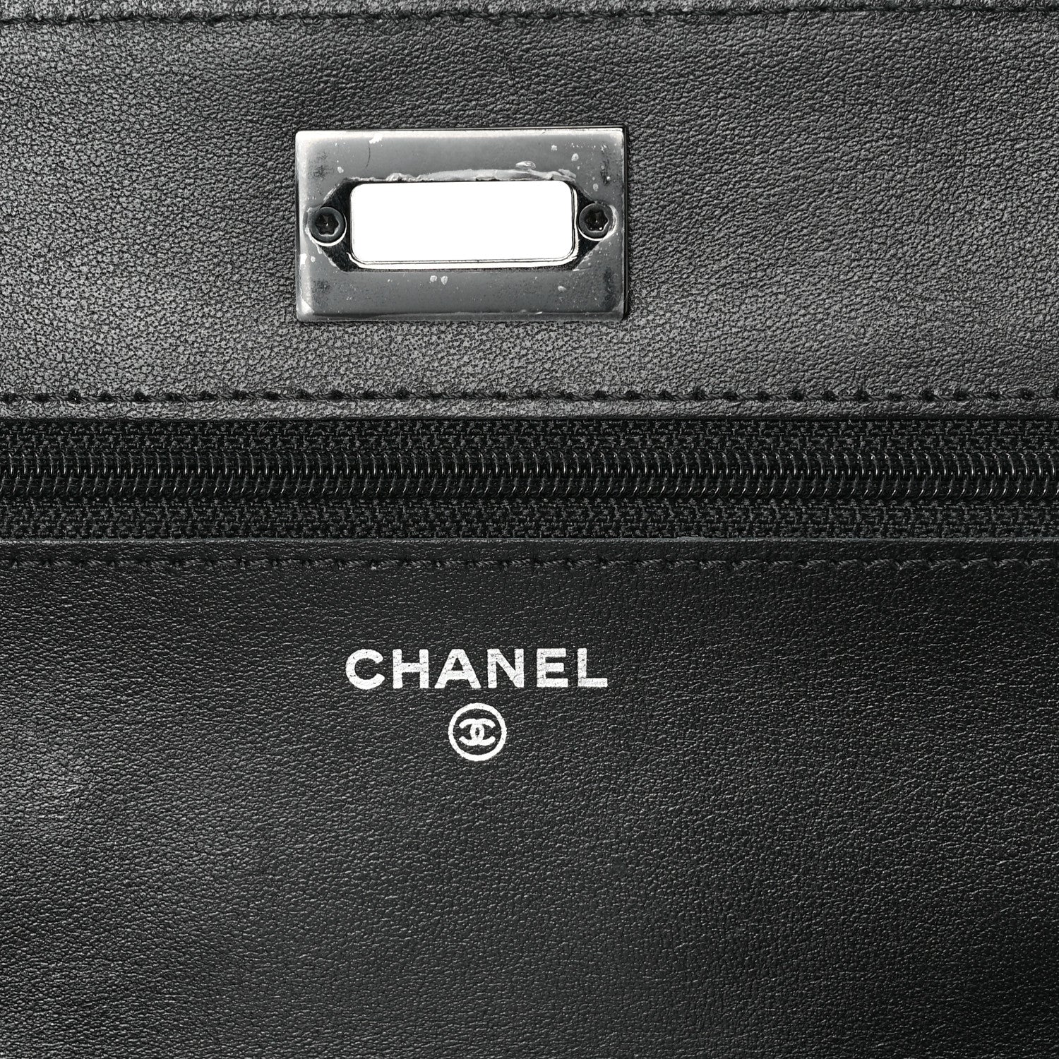 Chanel Aged Calfskin Quilted Reissue Wallet On Chain WOC So Black 5 of 9
