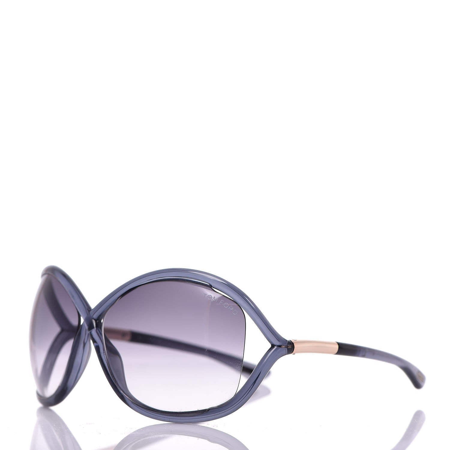Tom Ford Acetate Whitney Crossover Sunglasses TF9 Grey 1 of 9