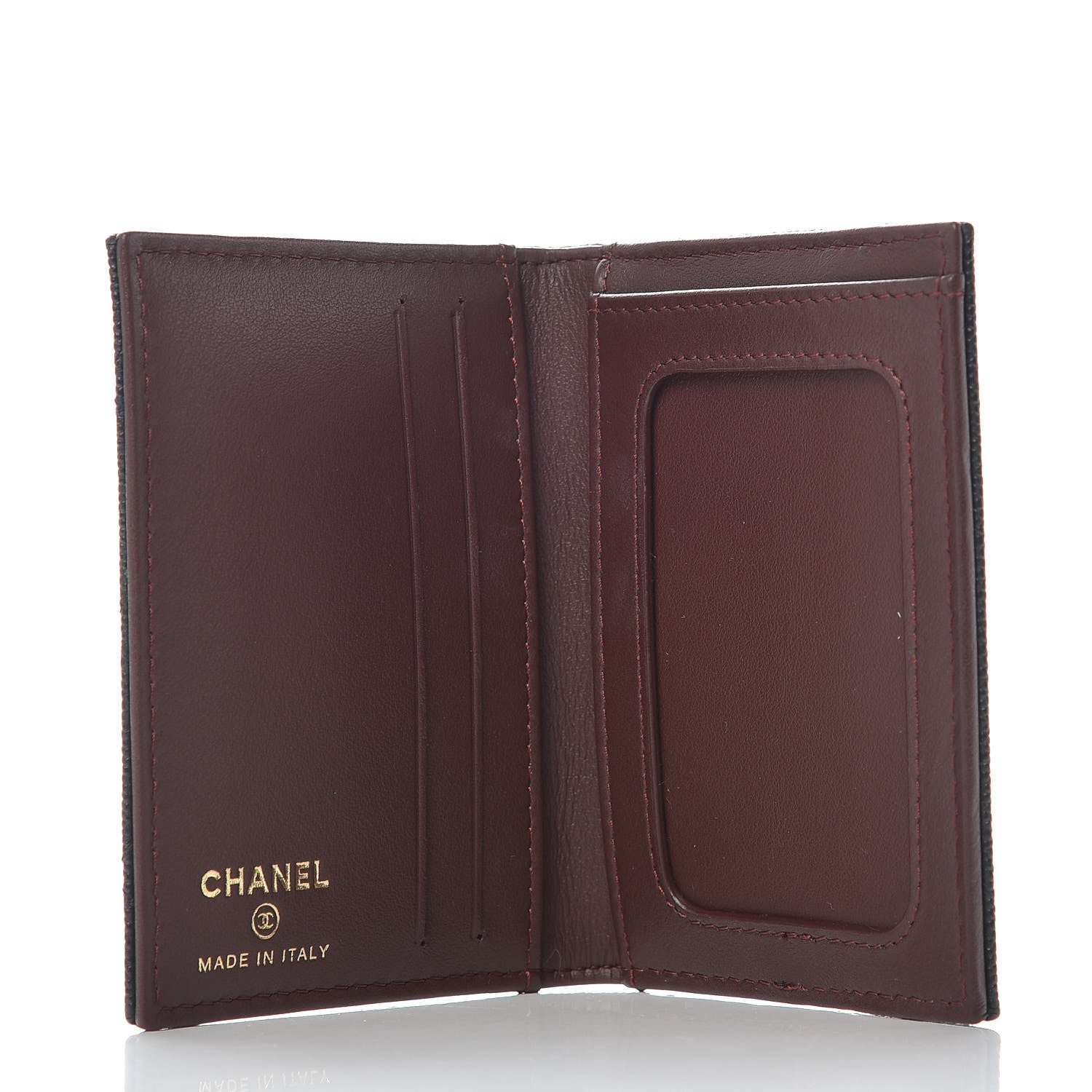 Chanel Caviar Quilted Card Holder Wallet Black 5 of 8