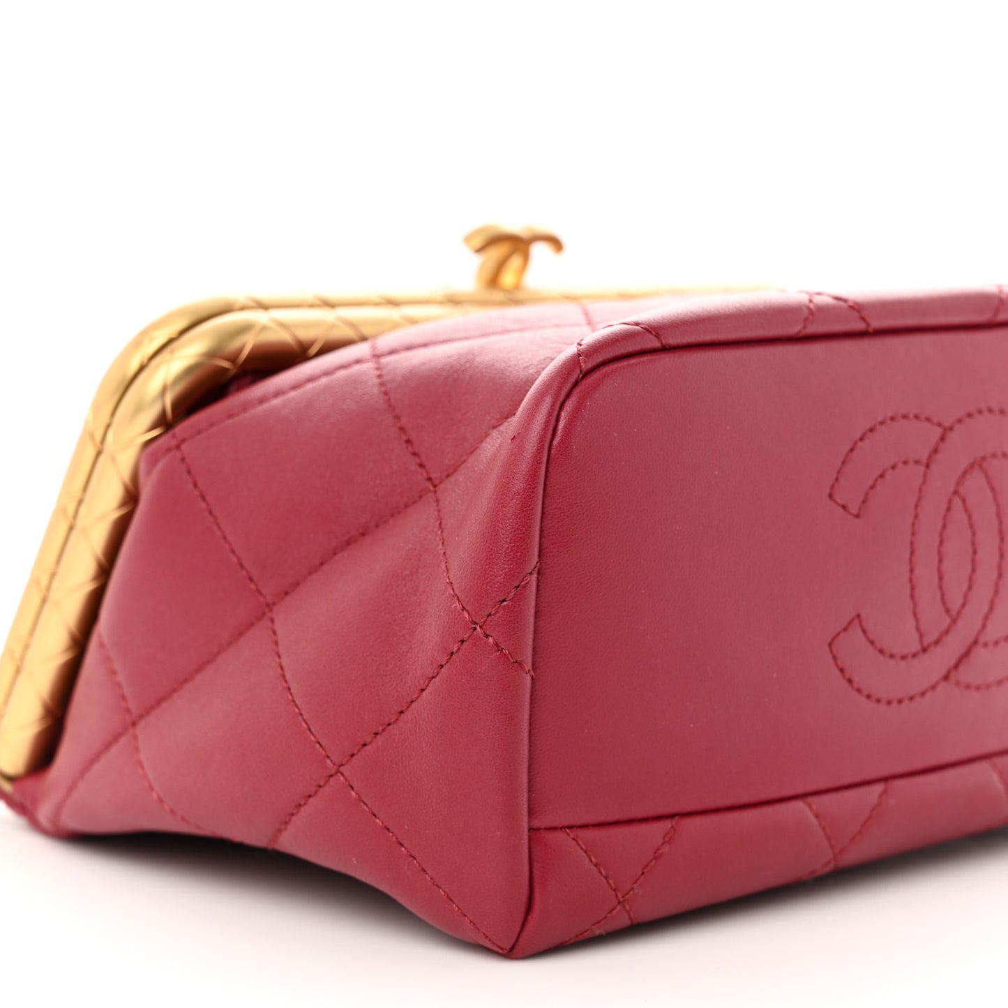 Lambskin Quilted My Crush Bag Red
