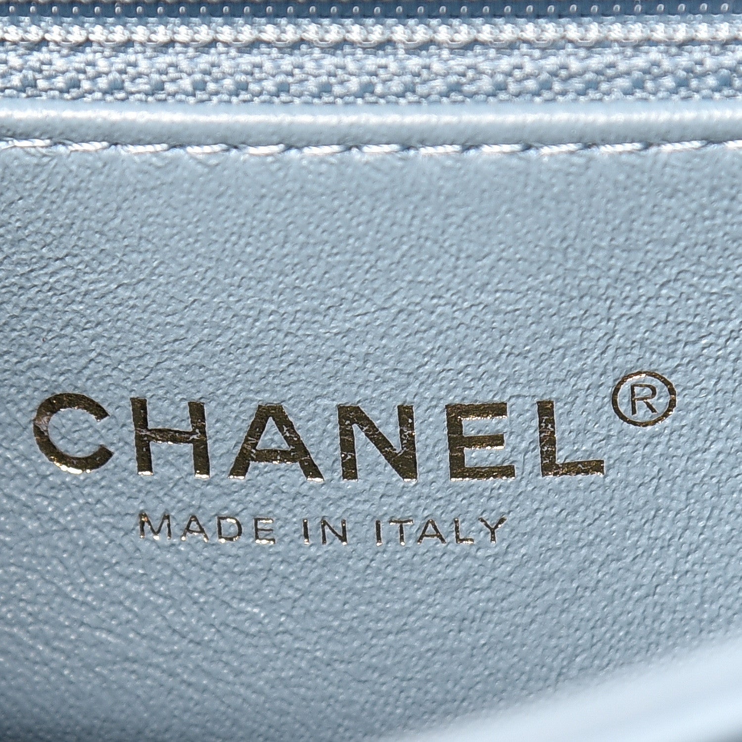 Chanel Lambskin Chevron Quilted Small Trendy CC Flap Dual Handle Bag Blue 6 of 11