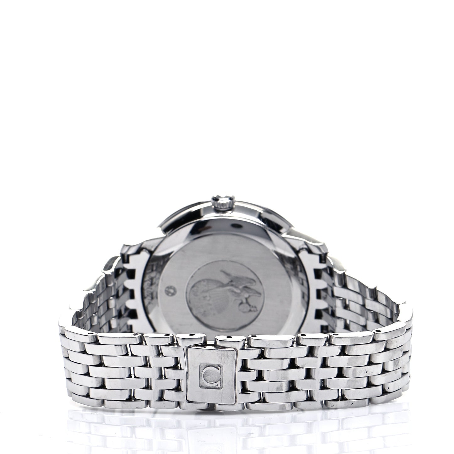 Stainless Steel Diamond Mother of Pearl 33mm De Ville Prestige Butterfly Automatic Watch 424.10.33.20.55.001