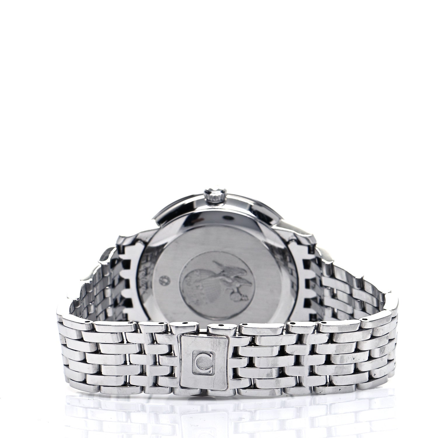 Omega Stainless Steel Diamond Mother of Pearl 33mm De Ville Prestige Butterfly Automatic Watch 424.10.33.20.55.001 3 of 4