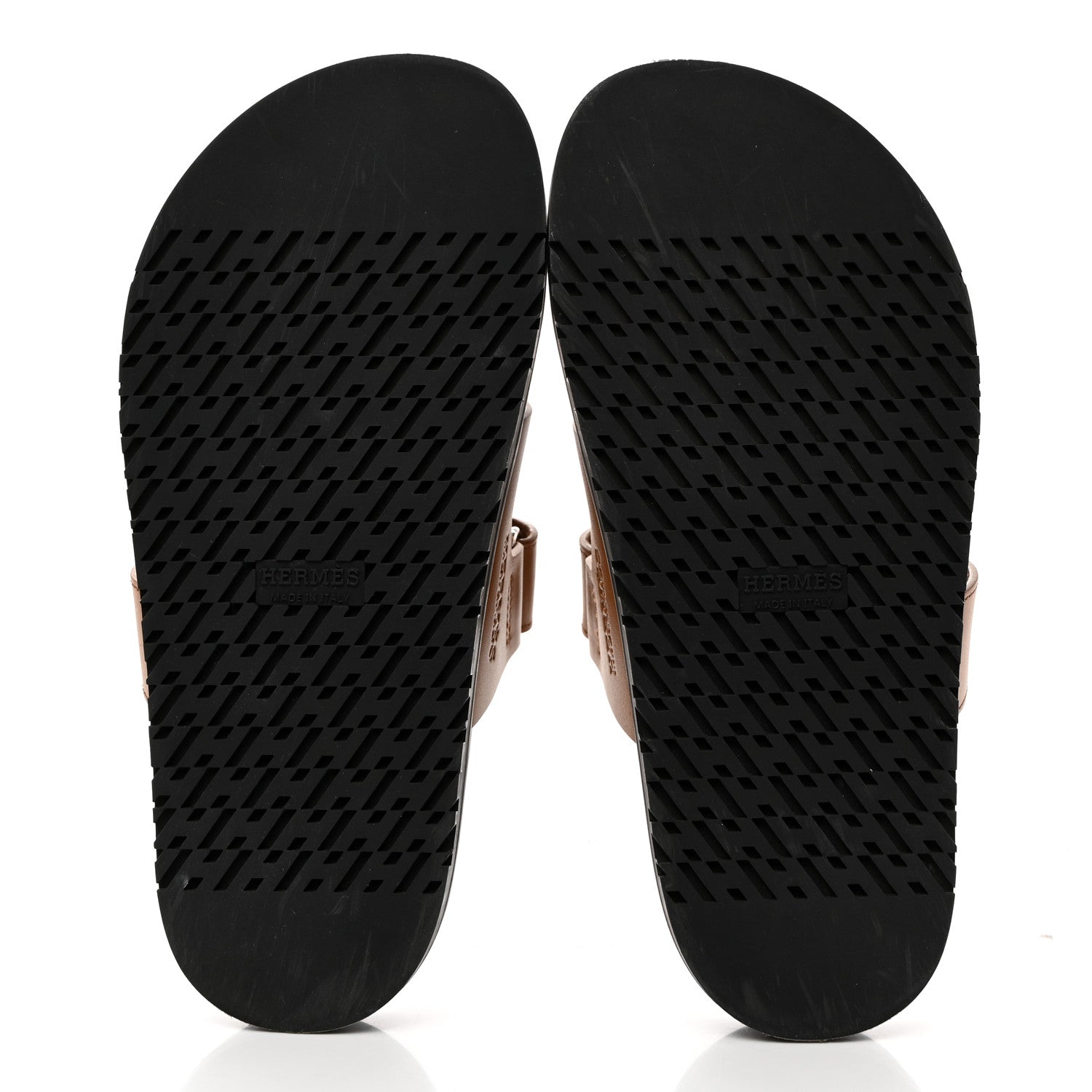Hermes Calfskin Womens Chypre Sandals 36.5 Naturel 5 of 9