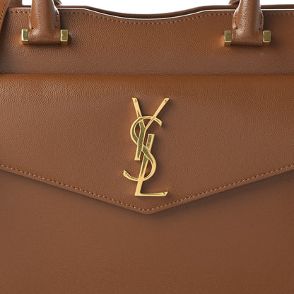 Saint Laurent Grain De Poudre Medium Uptown Tote Brick 18 of 20