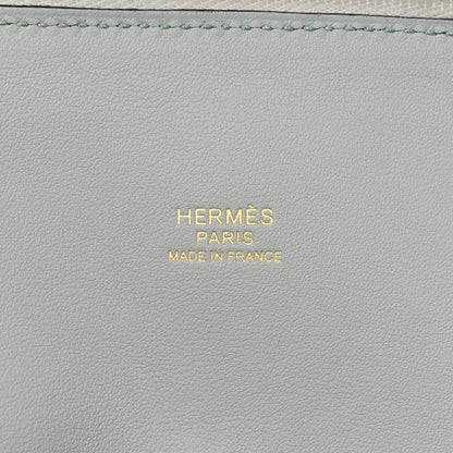 Hermes Taurillon Clemence Bolide 31 Bleu Pale 6 of 11