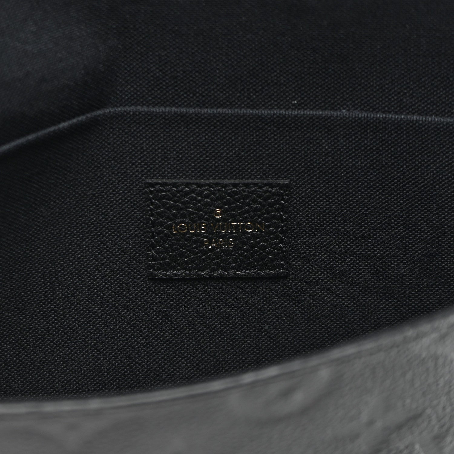 Louis Vuitton Empreinte Pochette Felicie Chain Wallet Black 7 of 11